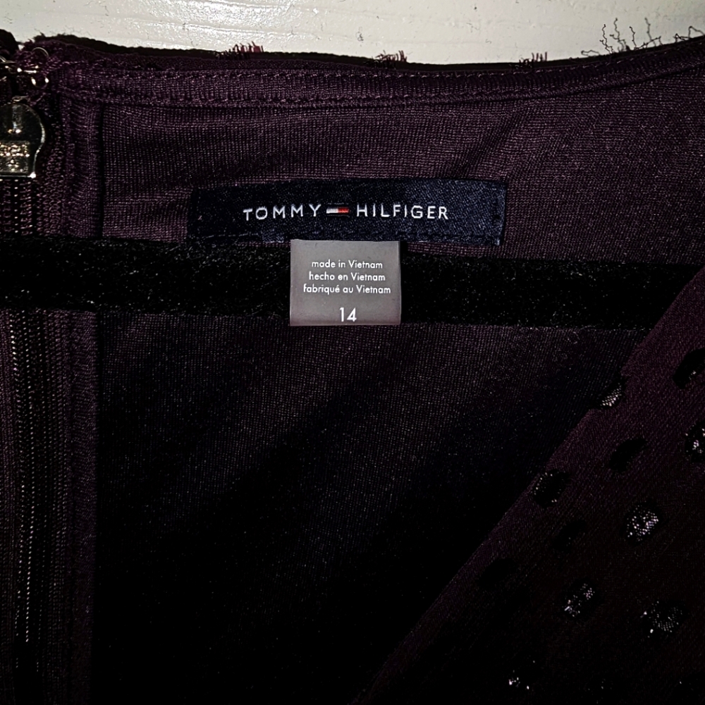 Purple Polkadot Tommy Hilfiger Dress